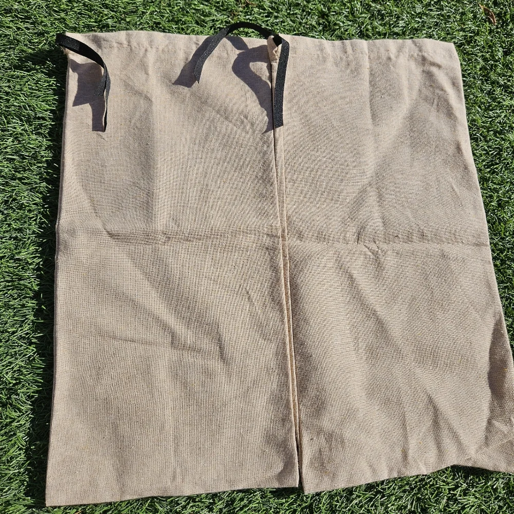 Gucci Storage Dust Shoe Bags Set of 2 Bags Tan/Burlap 17.5x8